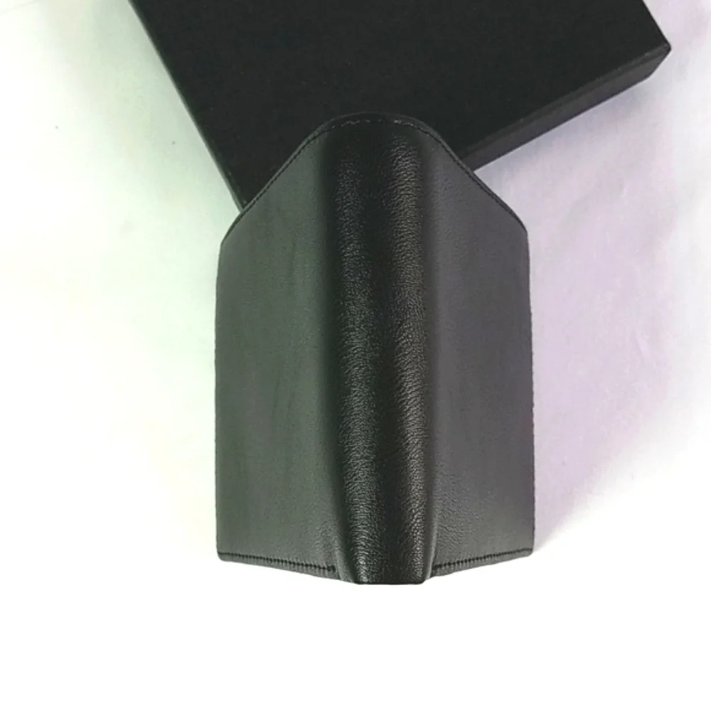 Mens Black Multi Sectional Faux Leather Wallet